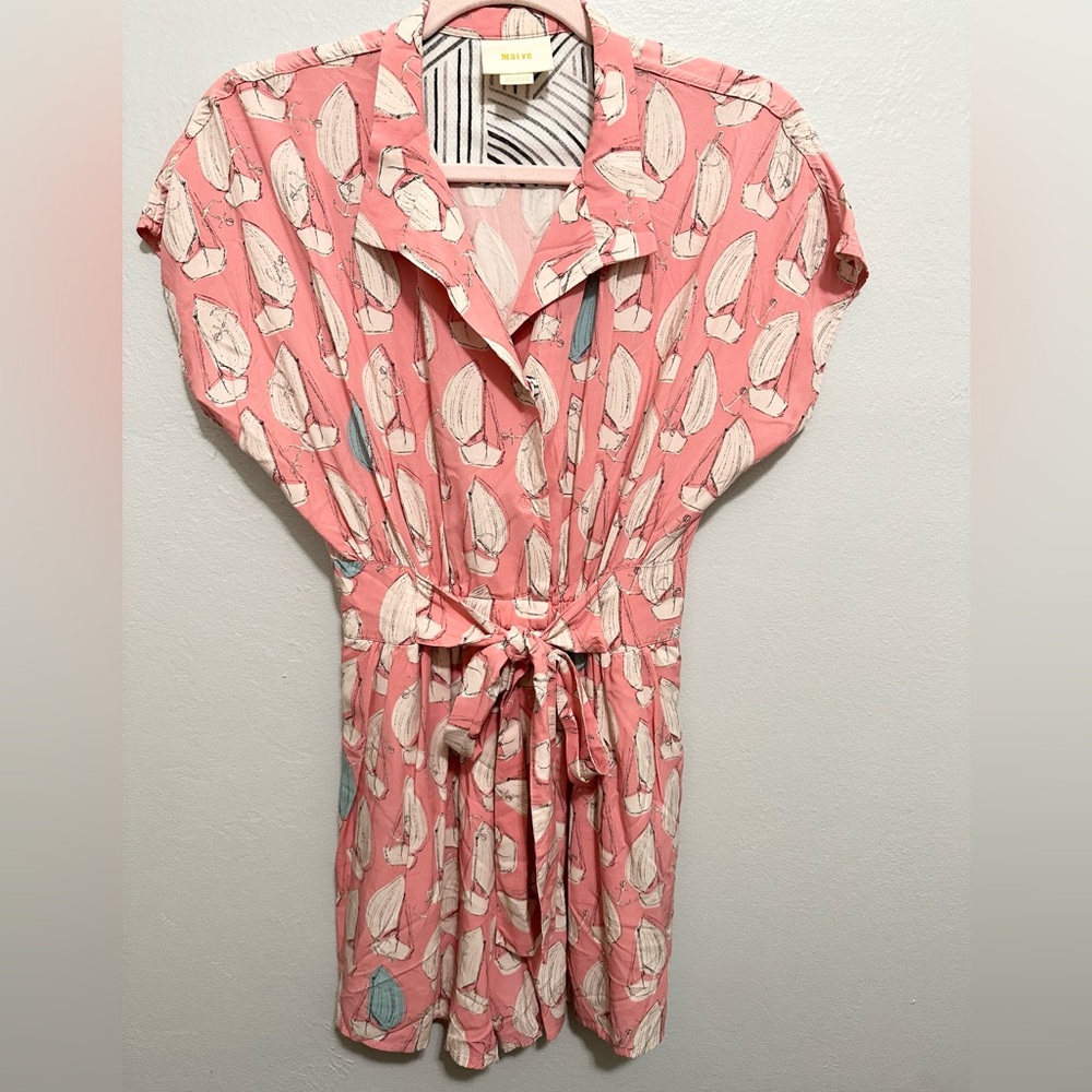 Anthropologie Maeve Sailboat Romper - Picture 2 of 7
